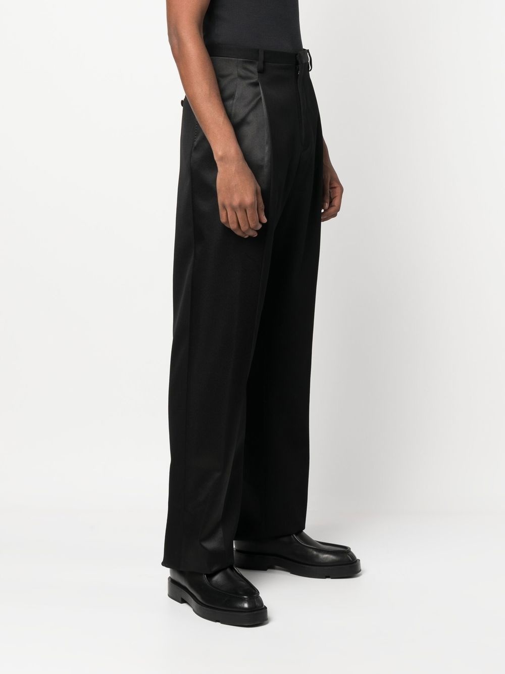straight-leg tailored trousers - 3