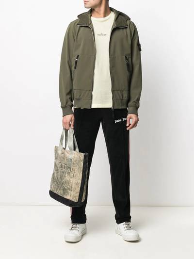 Stone Island logo-patch sleeve jacket outlook