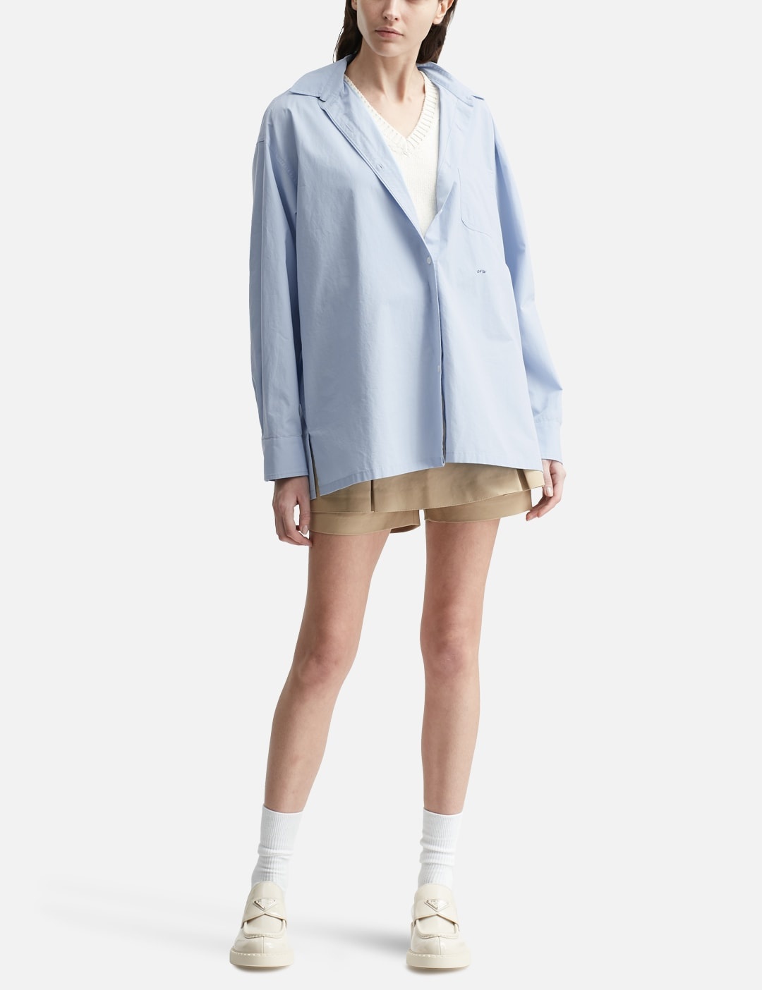 OVERSIZED NW LOGO SHIRT - 4