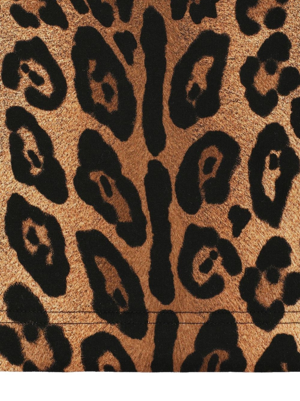 leopard-print crew-neck T-shirt - 5