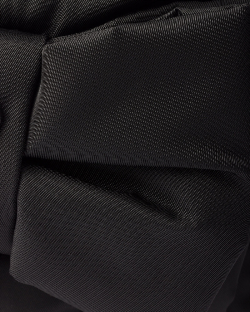 Padded Re-Nylon mini-bag with bow 5