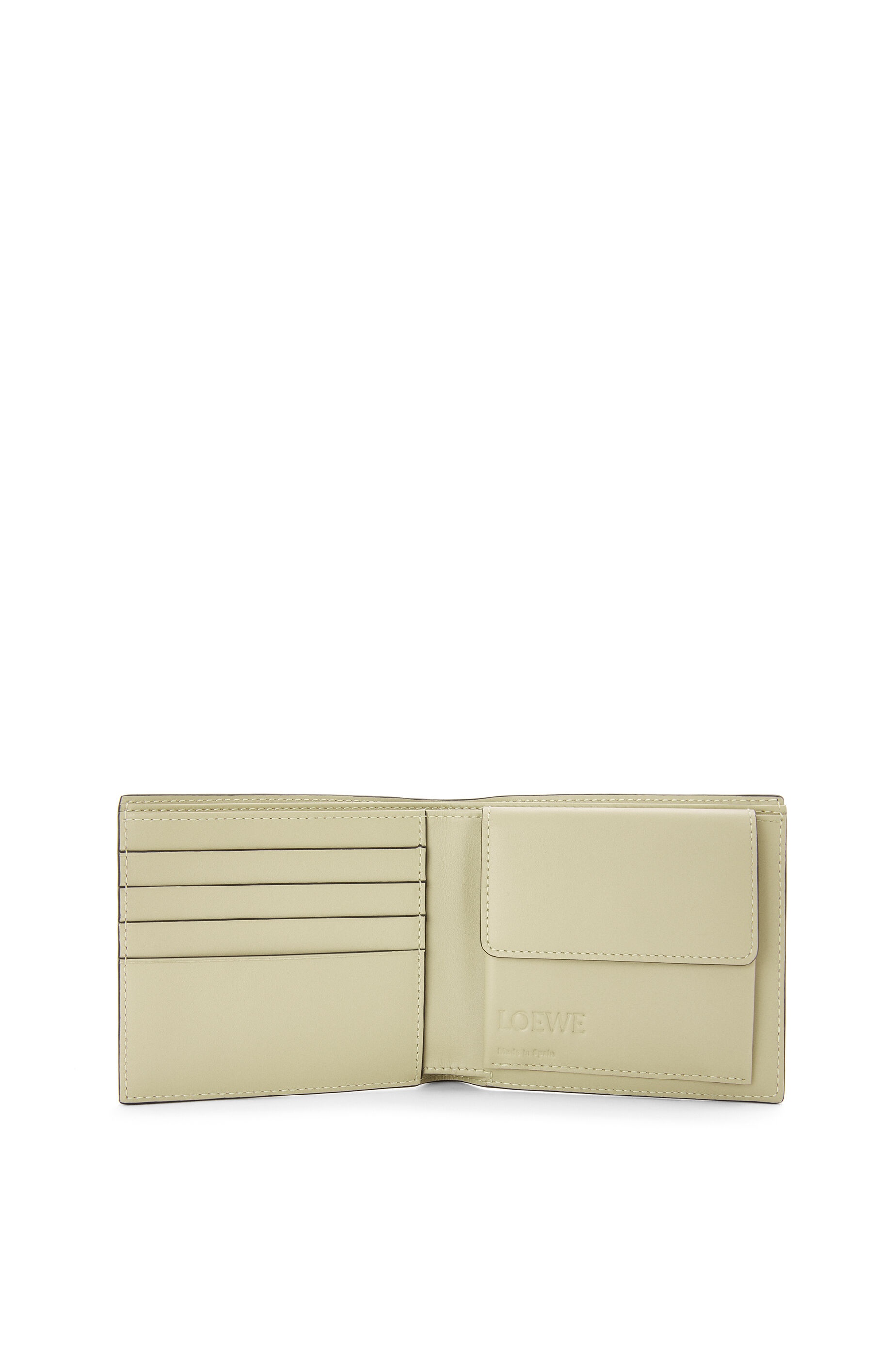 Bifold coin wallet in soft grained calfskin - 2