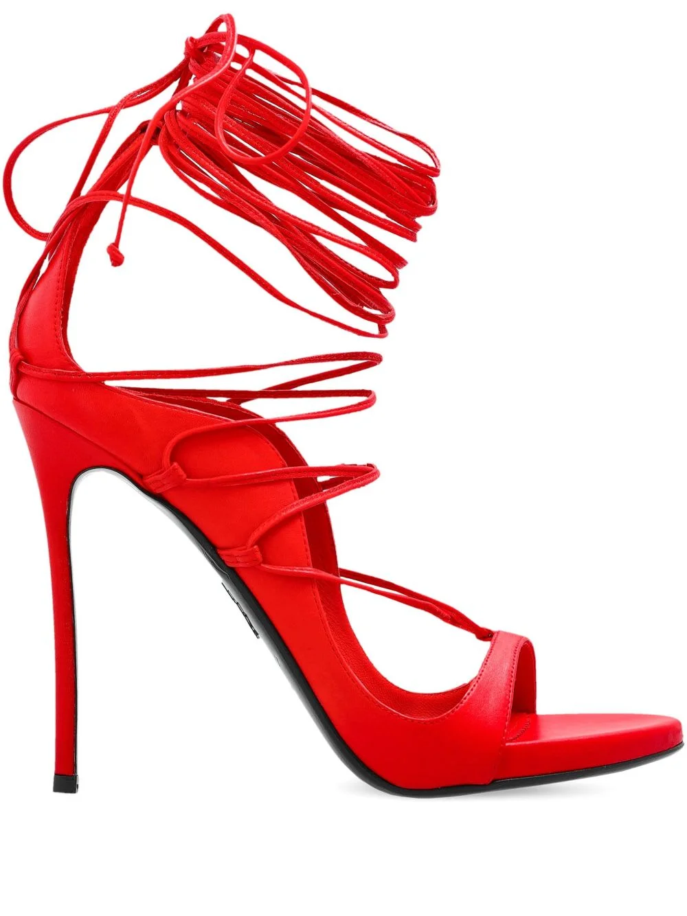 x 120mm Vaquera lace-up heeled sandals - 1