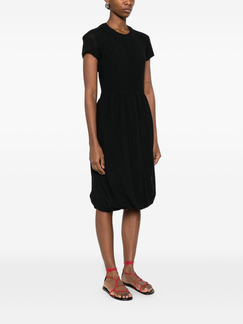 textured midi dress 3