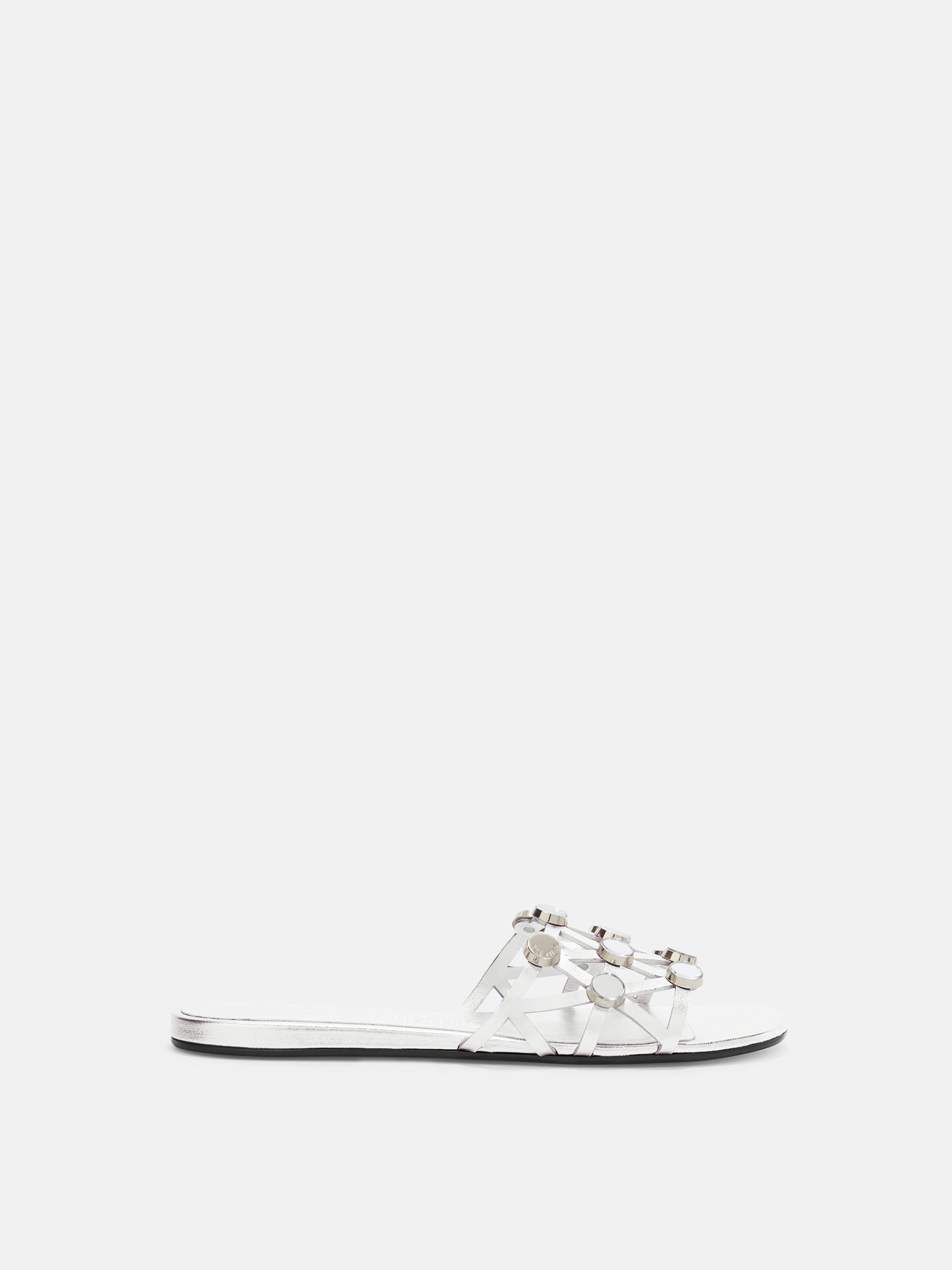 ''GRID'' SLIDE FLAT SILVER - 1