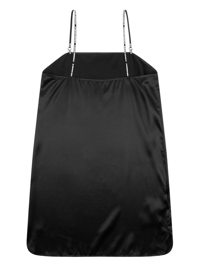Chrome Hearts A La Mode silk mini dress outlook