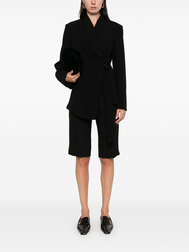 Max Mara wrap-design blazer outlook