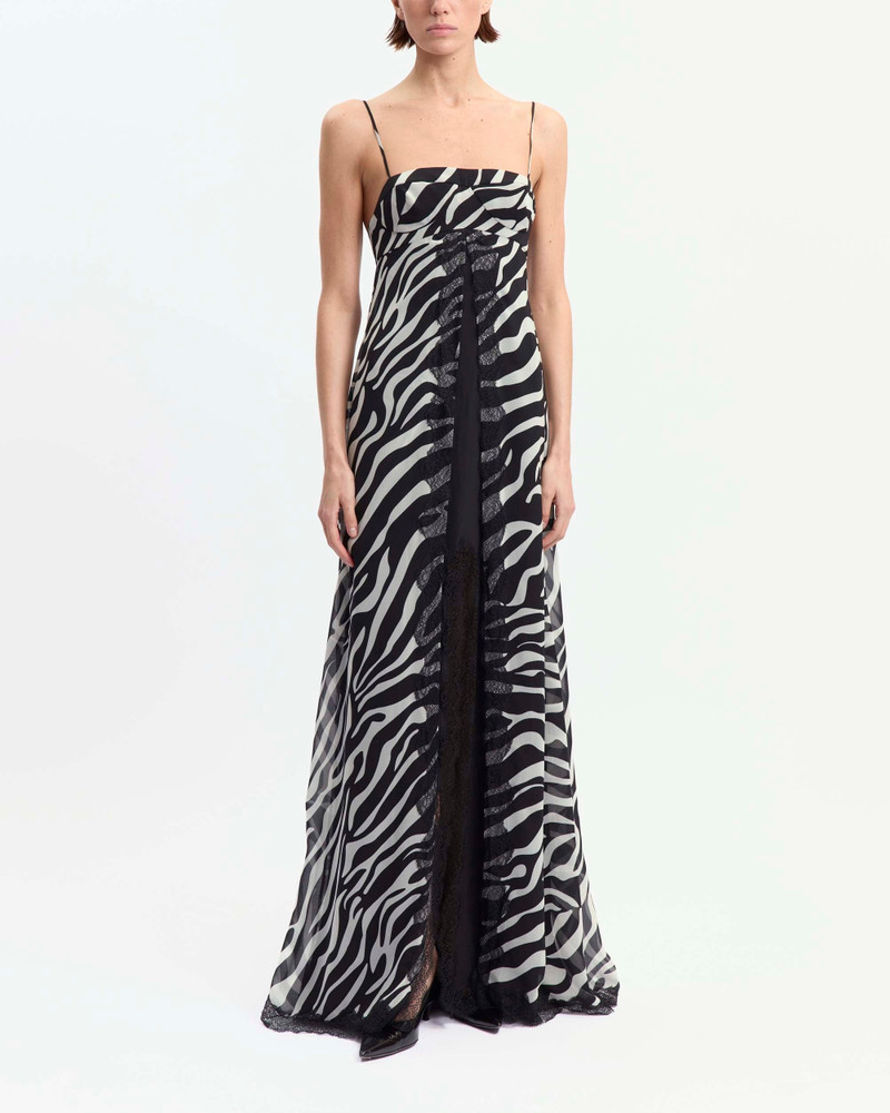16ARLINGTON AGATA GOWN IN PRINTED CHIFFON outlook