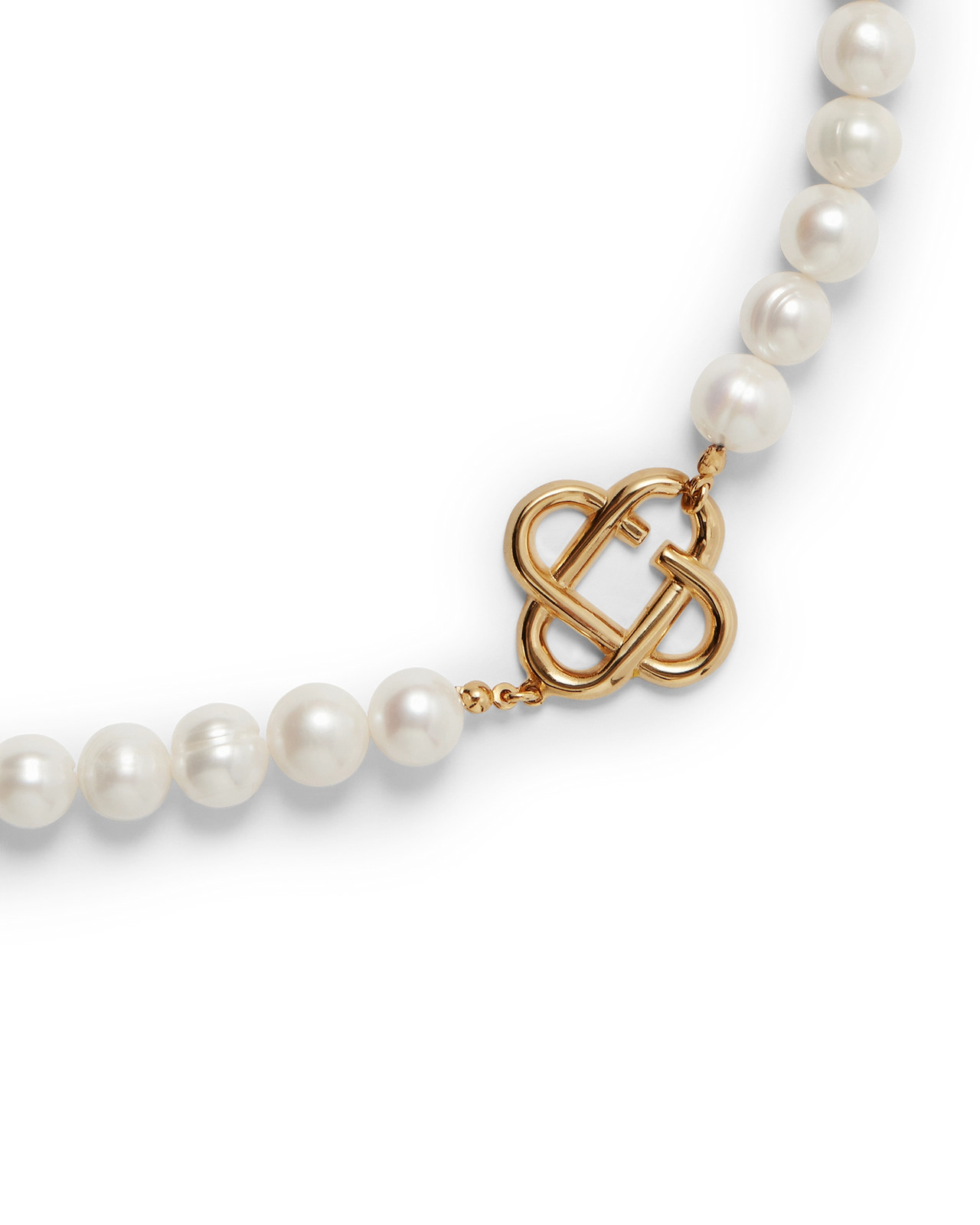 Medium Pearl Logo Necklace - 2