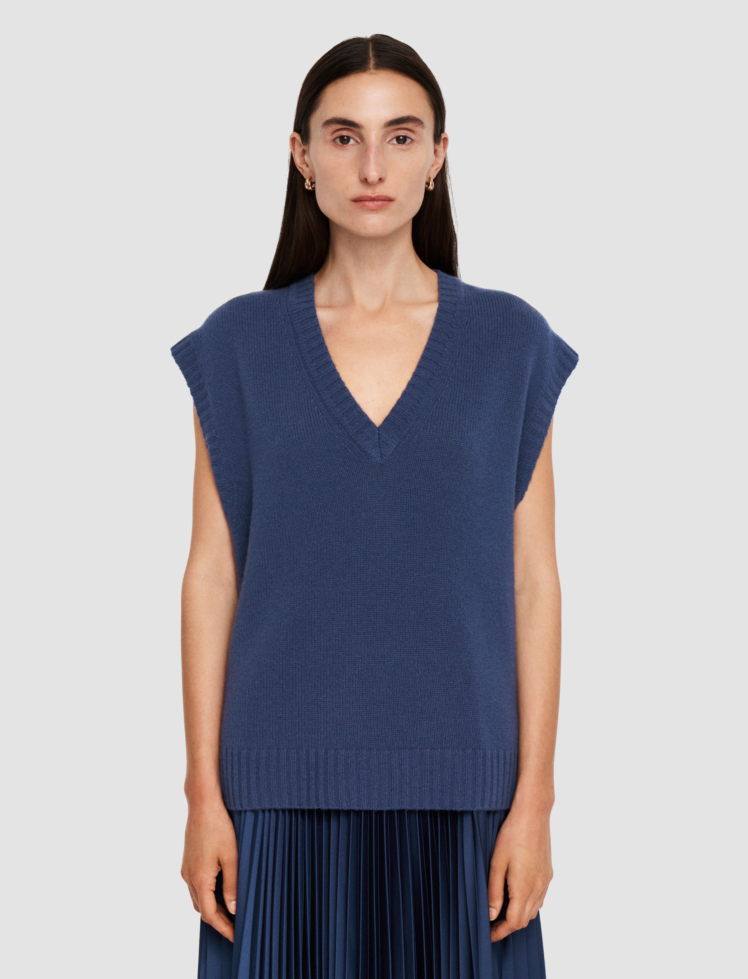 Open Cashmere Vest - 3