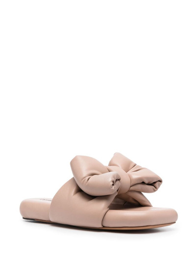 Off-White bow-detail leather sandals outlook
