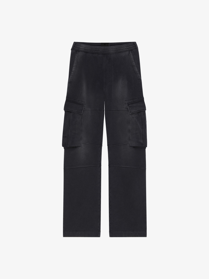 CARGO PANTS WITH CAMO SKIRT IN JERSEY 3