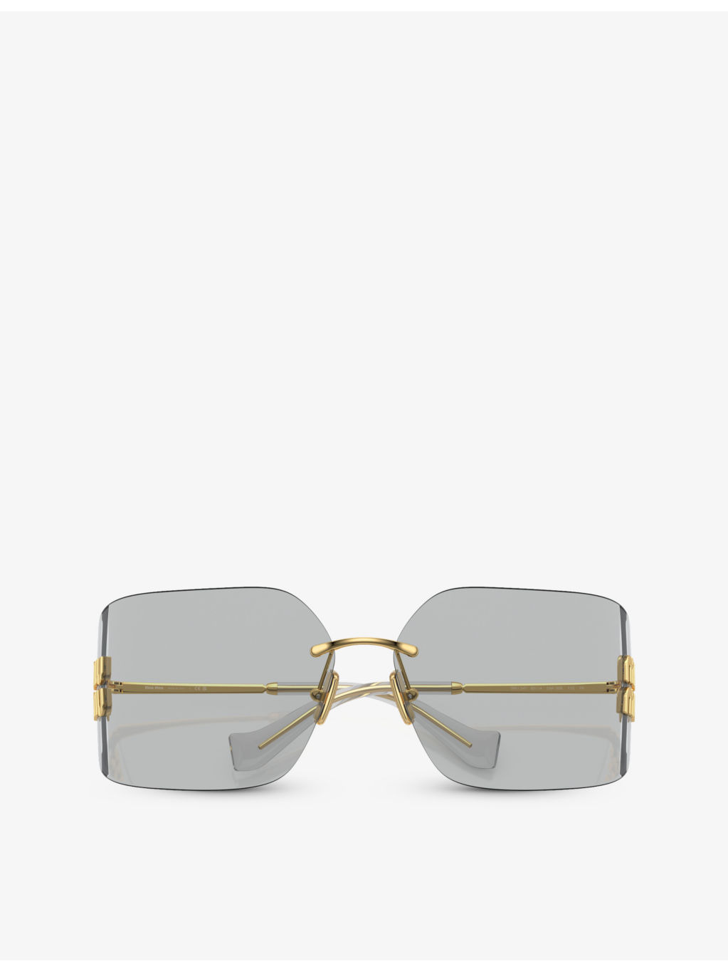 MU 54YS square-frame metal sunglasses - 5