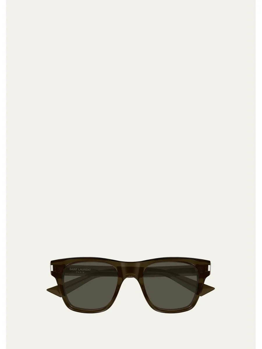 Men's Square Acetate Sunglasses - 1