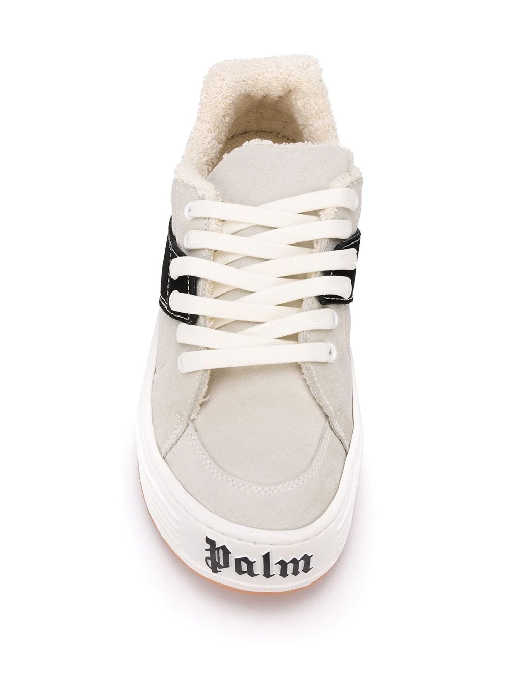 logo-print stripe-detail sneakers - 4