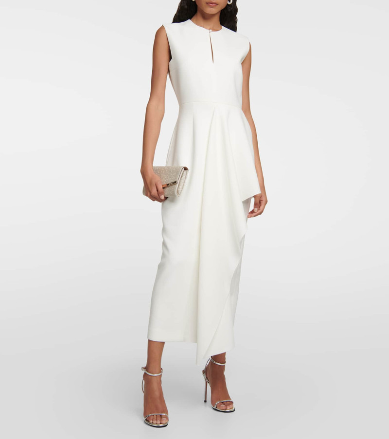 Roksanda Bridal Raya crêpe maxi dress outlook