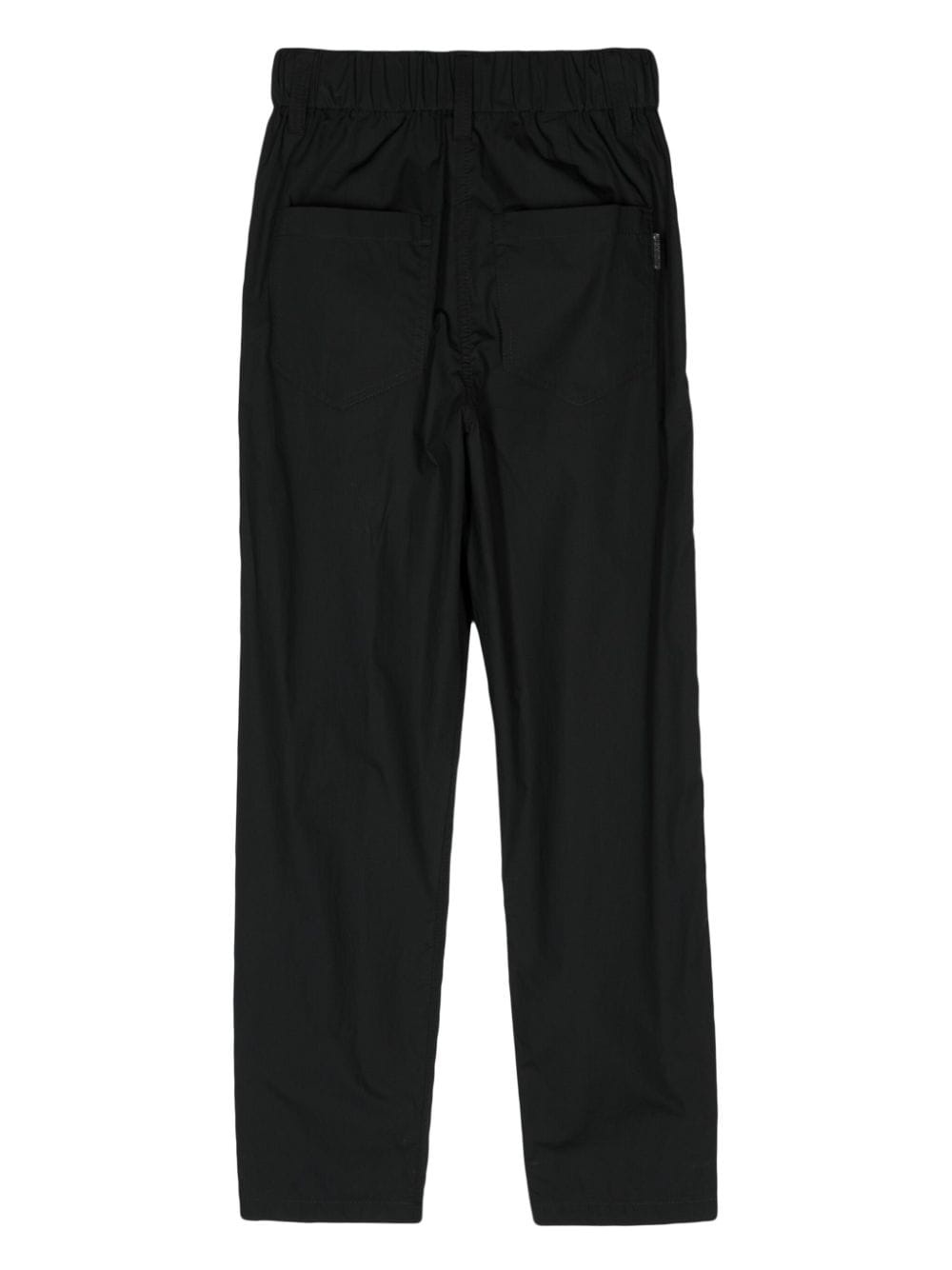 elasticated-waist cropped trousers - 2