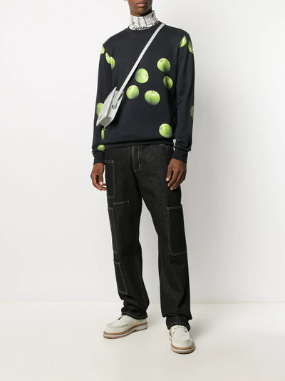 Paul Smith apple-print cotton sweatshirt outlook