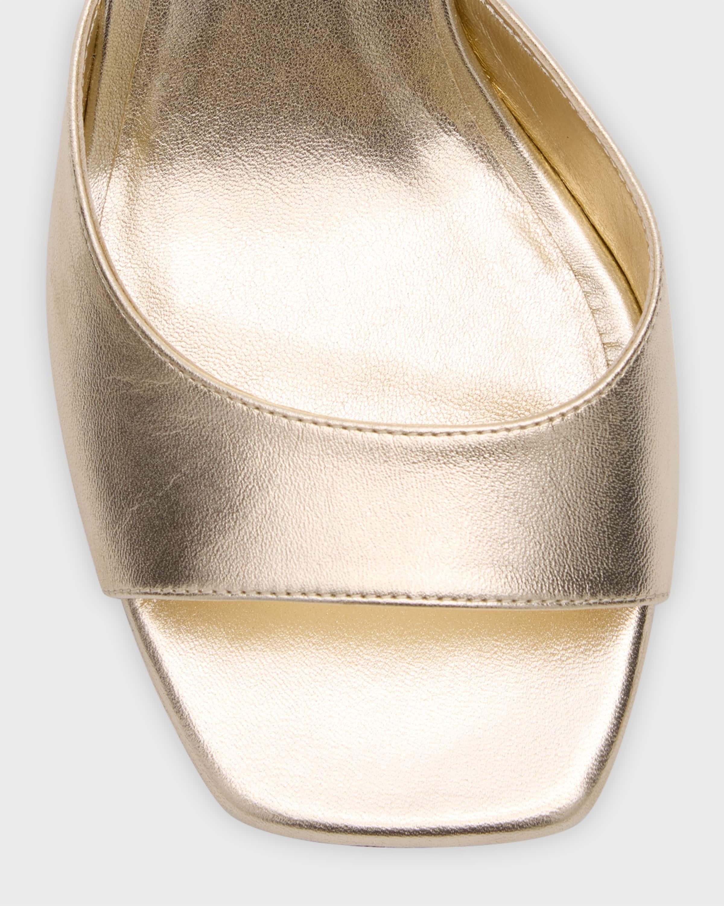 Tia Metallic Ankle-Strap Sandals - 4