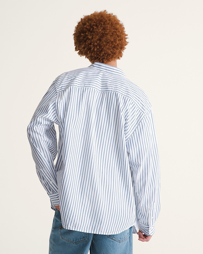 Premium Dobby Stripe Long Sleeve Shirt 4