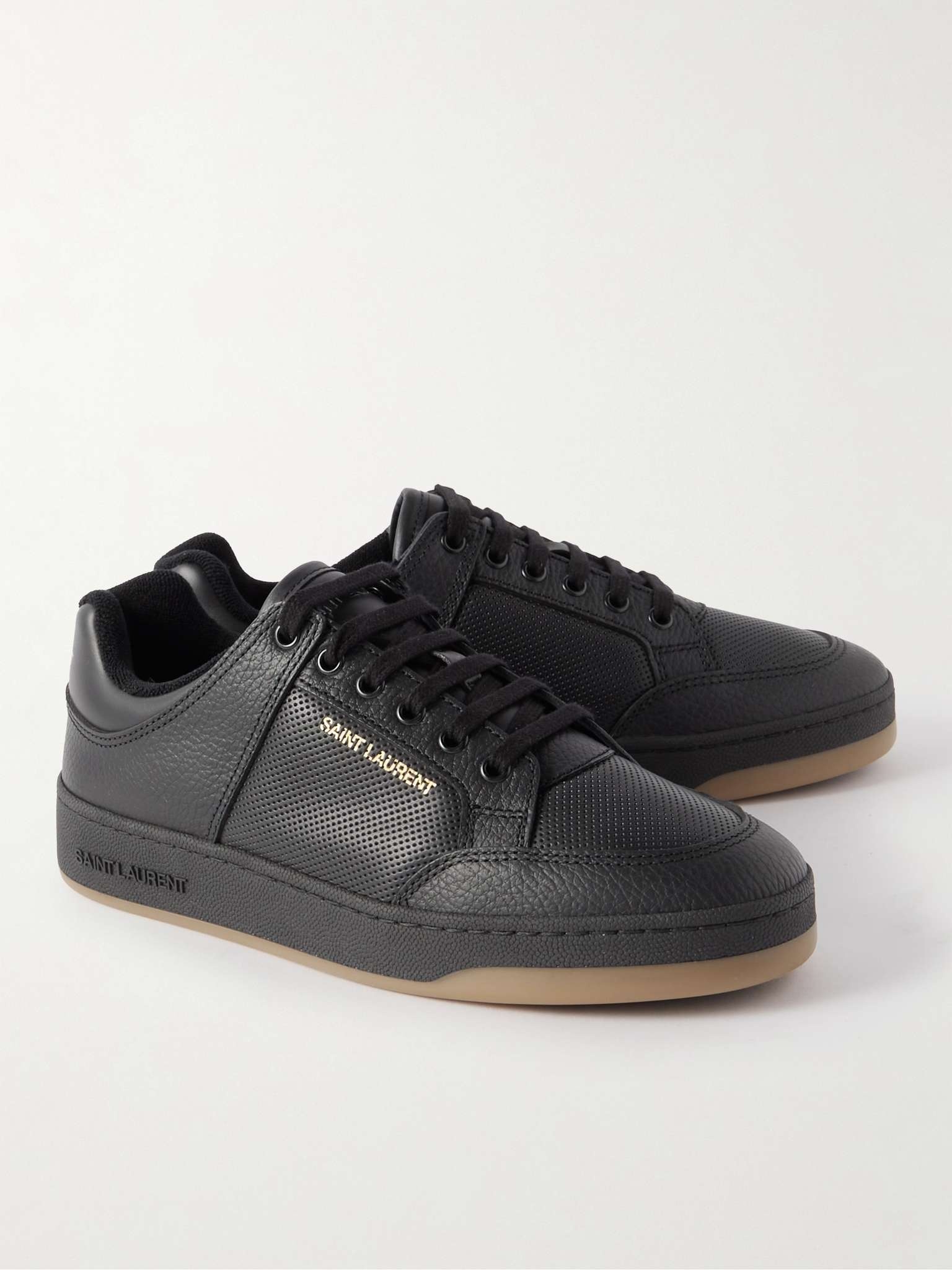 SL/61 Perforated Leather Sneakers - 4