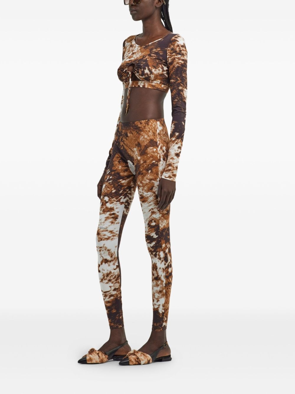Appaloosa-print leggings - 2