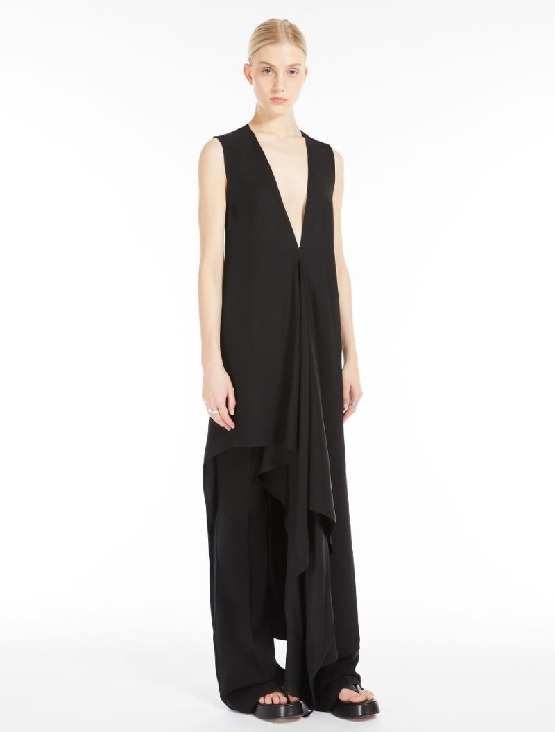 Sportmax Long asymmetrical dress - RUNWAY outlook