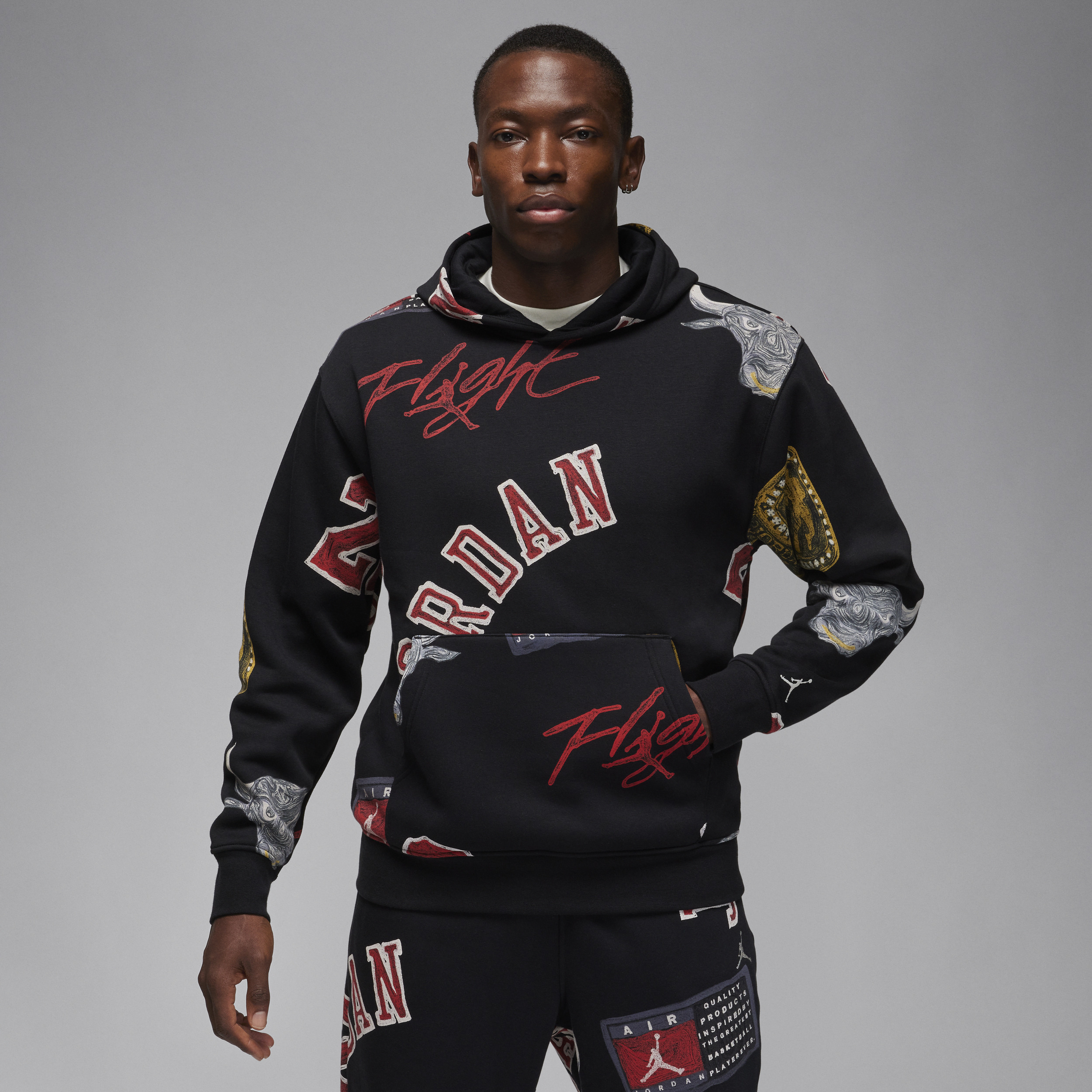 Men's Jordan Brooklyn Fleece Pullover Hoodie - 1