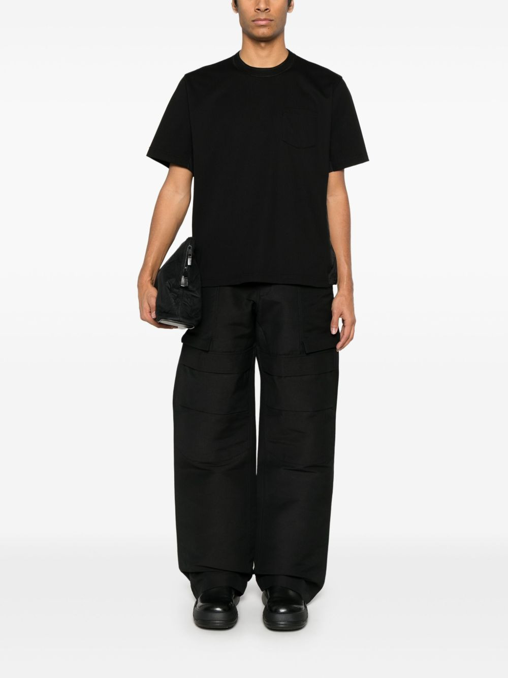 Sacai Men Cotton T-Shirt - 4