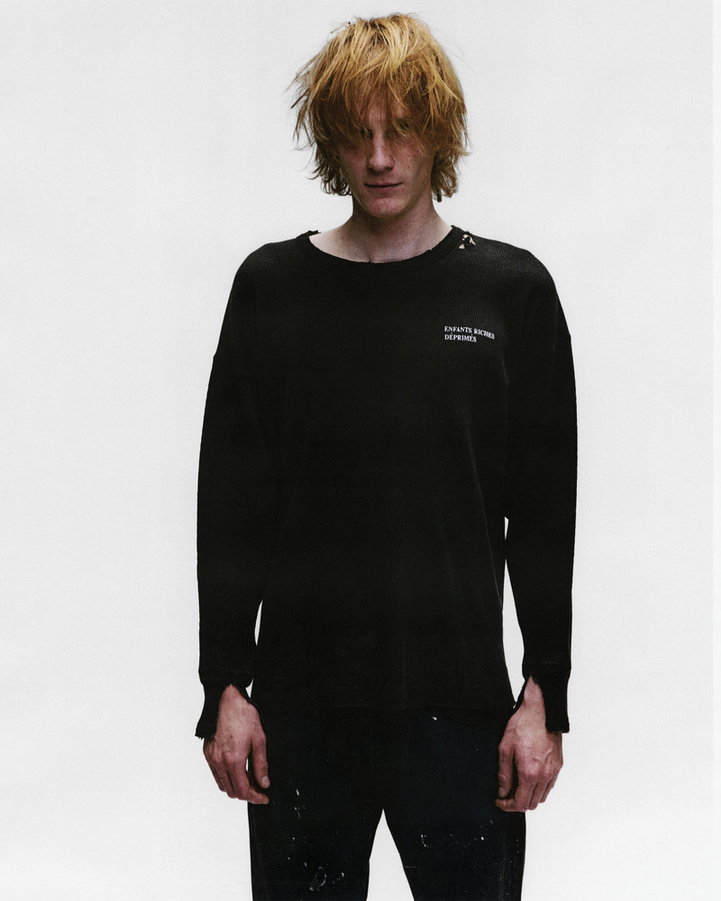 CLASSIC LOGO DISTRESSED THERMAL LS 3