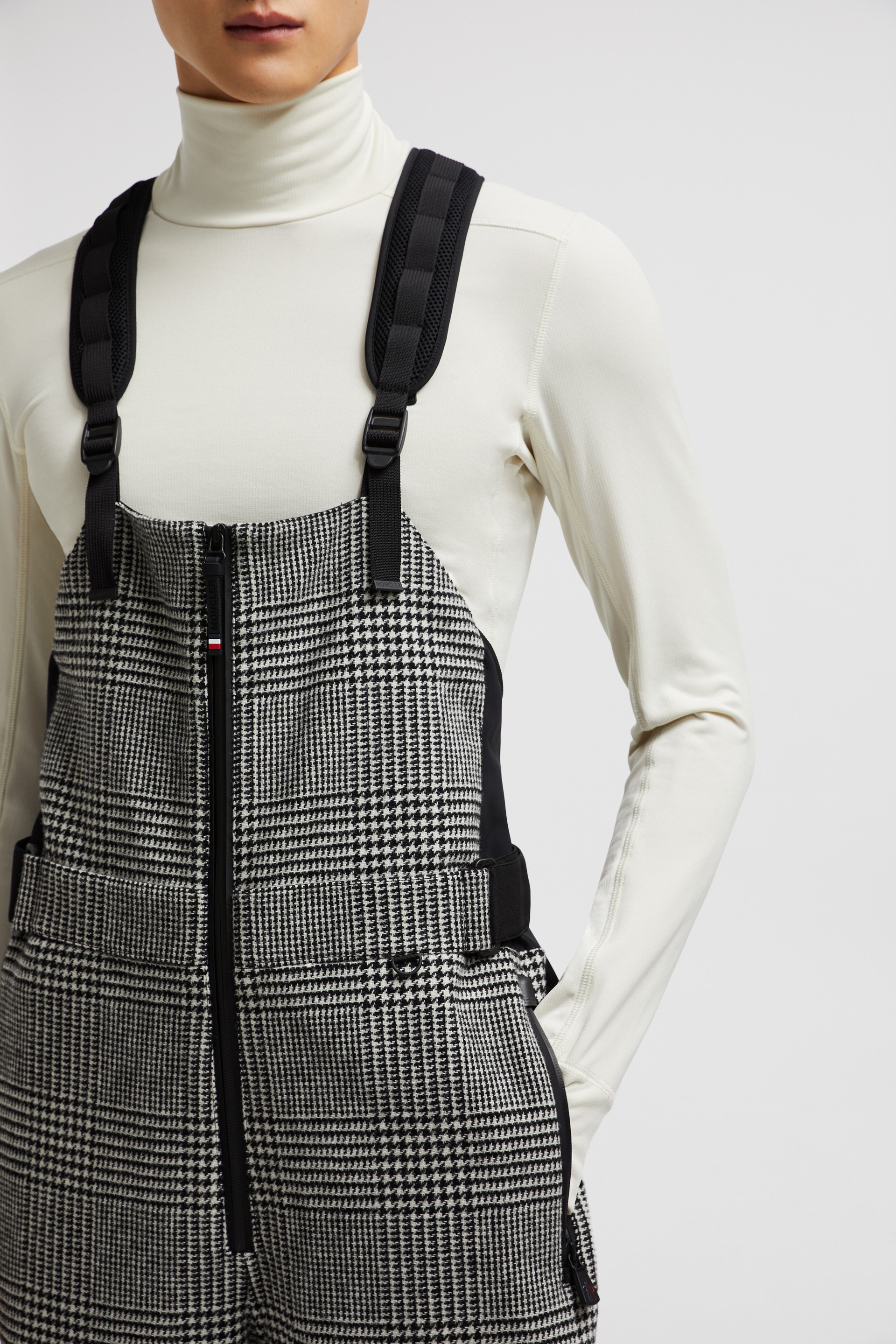 Padded Technical Wool Ski Bib - 6