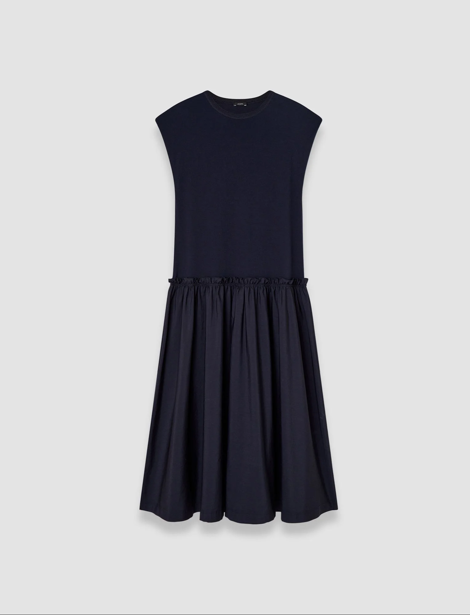 Poplin Jersey Dress - 1