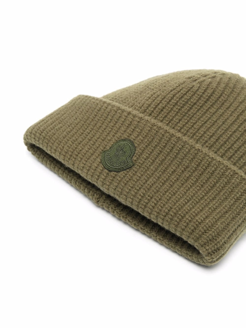 2 Moncler 1952 logo patch beanie - 2