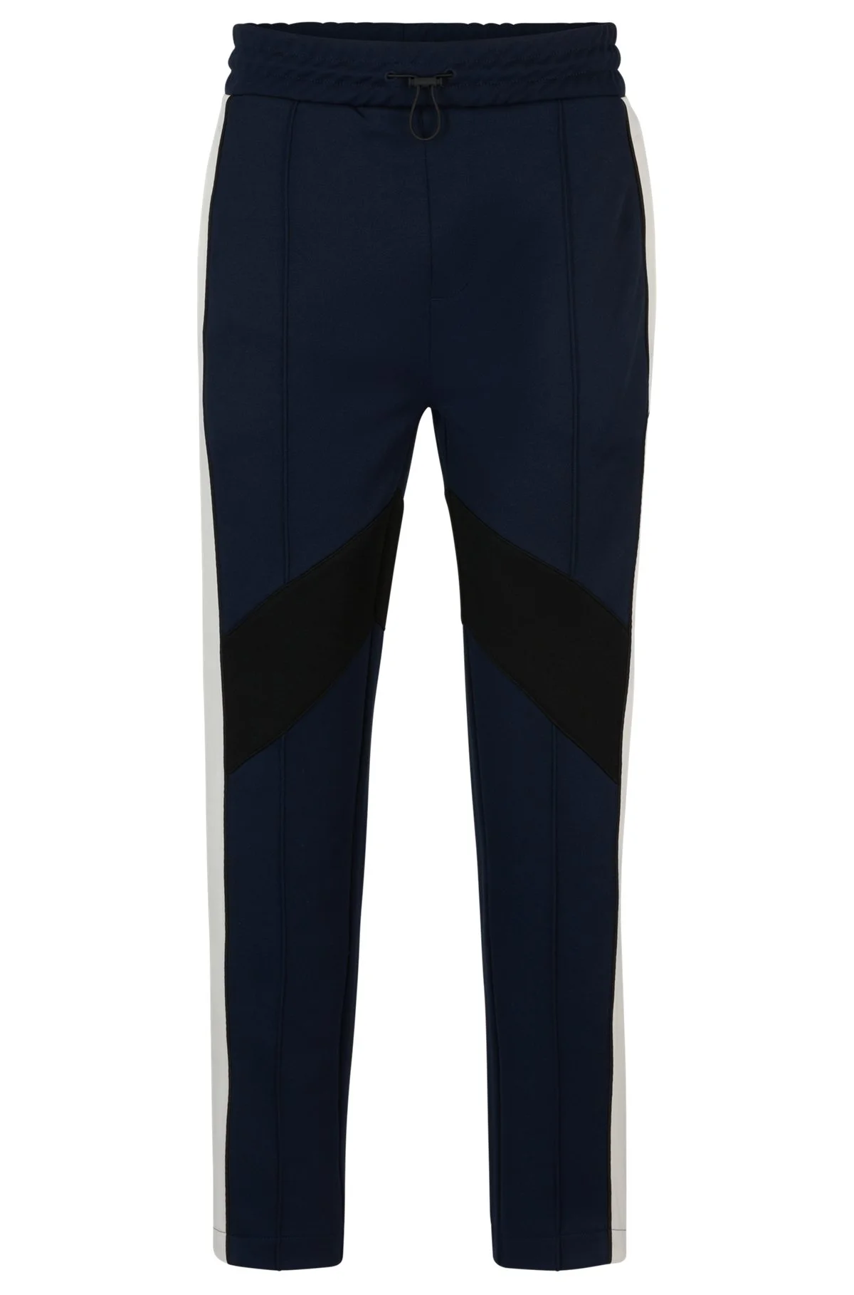 RELAXED-FIT TRACKSUIT BOTTOMS WITH COLOR-BLOCKING - 1