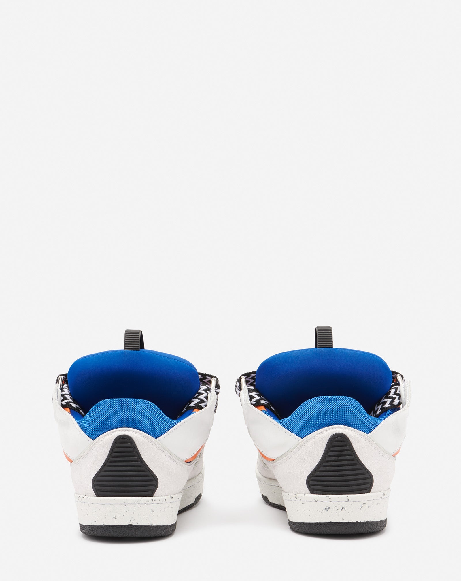 LEATHER CURB SNEAKERS - 5