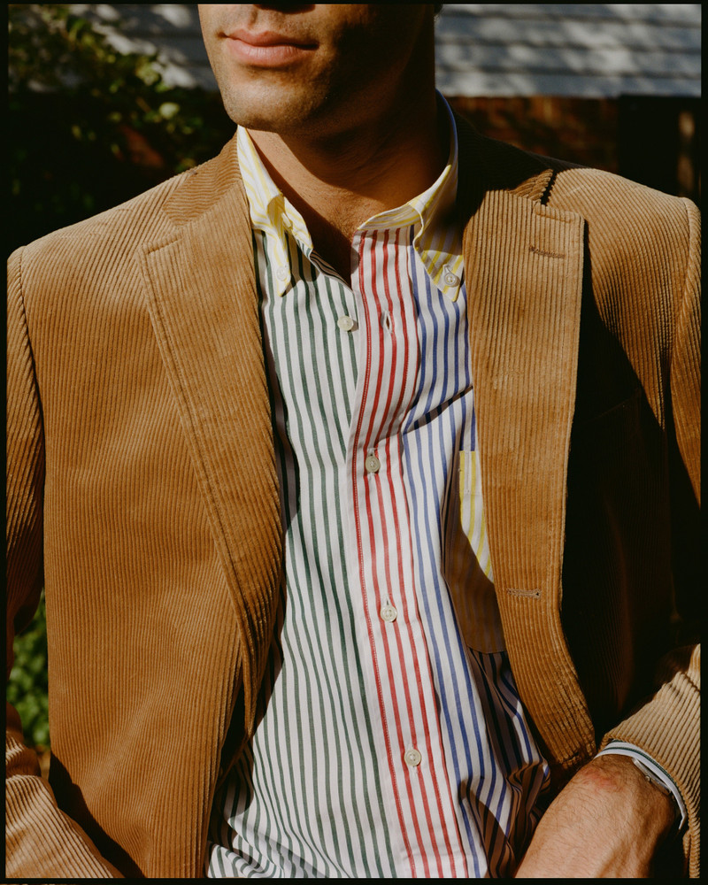 J. PRESS MADE-IN-USA TAN DUCA VISCONTI CORDUROY SPORT COAT outlook