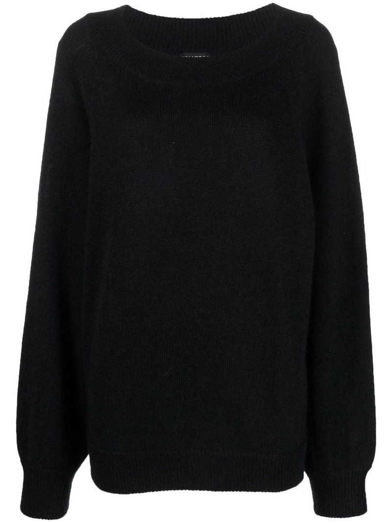 ribbed-knit round neck jumper 1