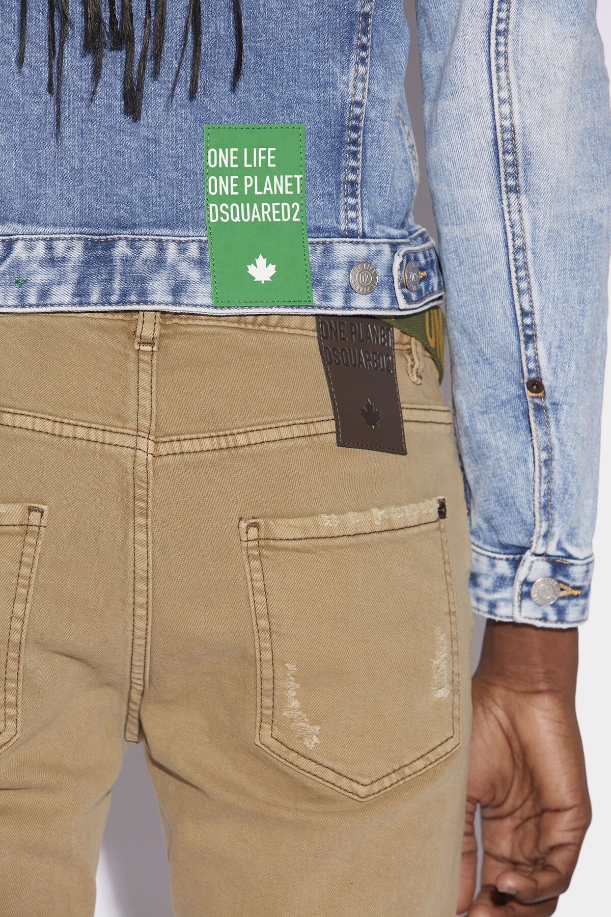 GREEN TAB PARTIALLY ORGANIC COTTON BOYFRIEND JACKET - 4