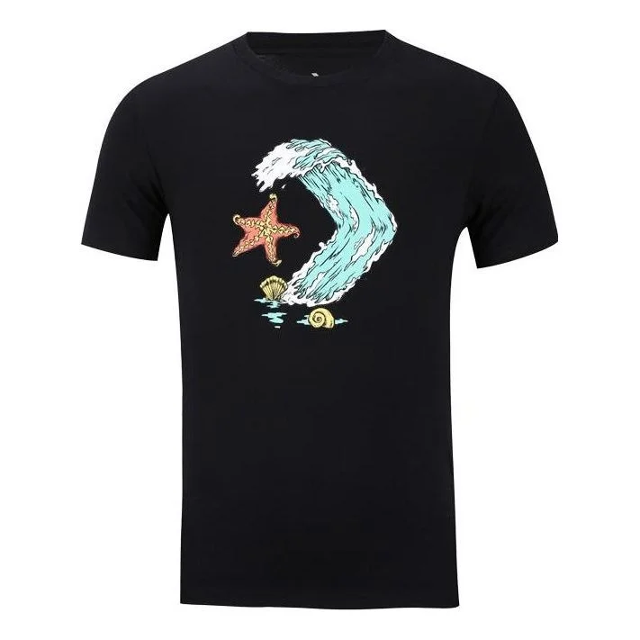 Converse Star Chevron Ocean T-Shirt 'Black' 10008087-A01 - 1