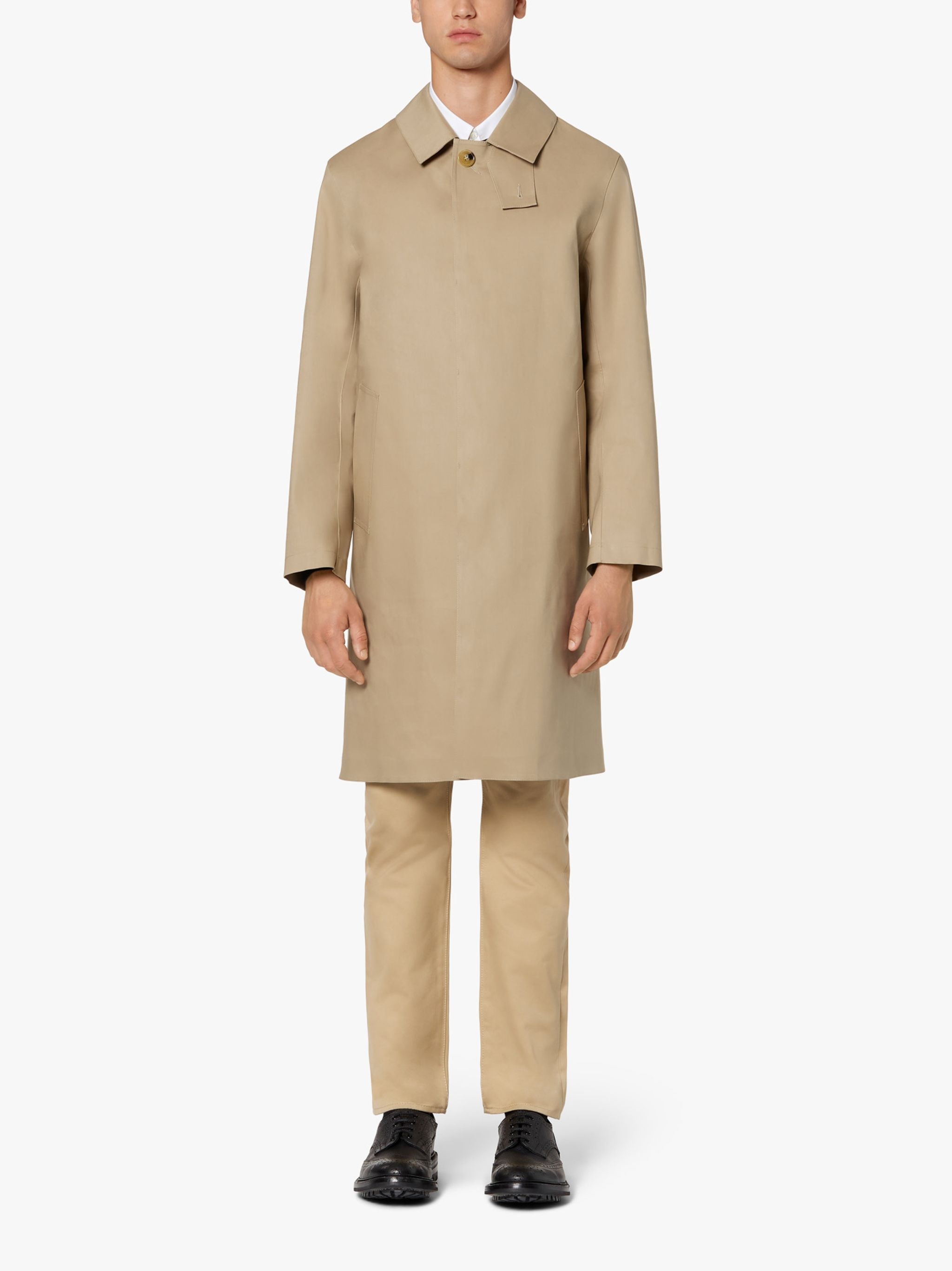 OXFORD FAWN BONDED COTTON 3/4 COAT | GRC-108 - 2