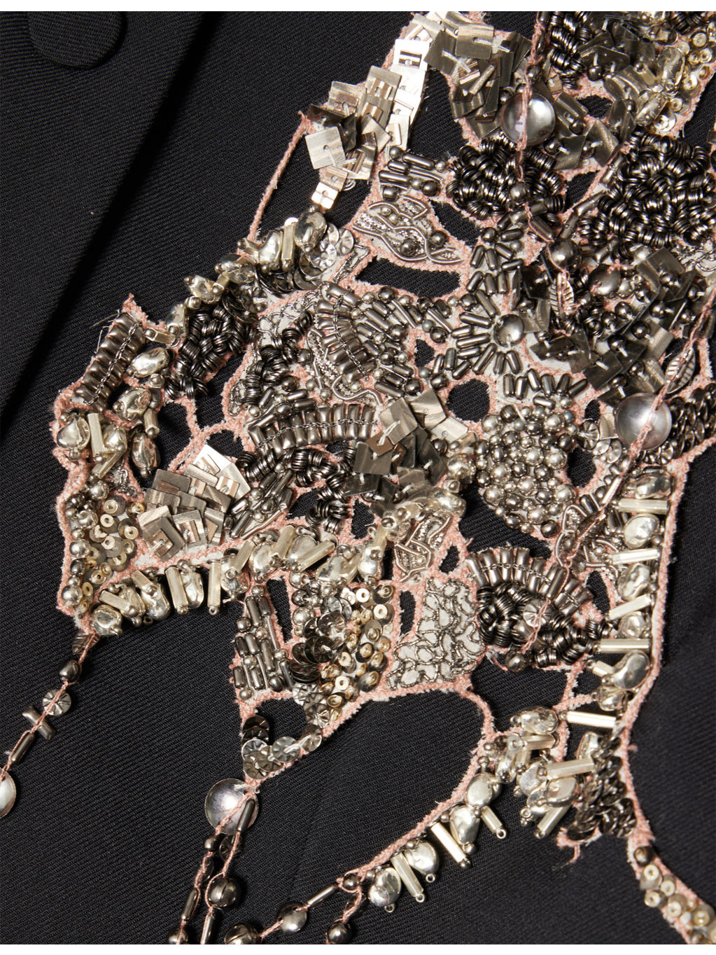 Embellished Slim-Fit Wool-Blend Jacket - 6