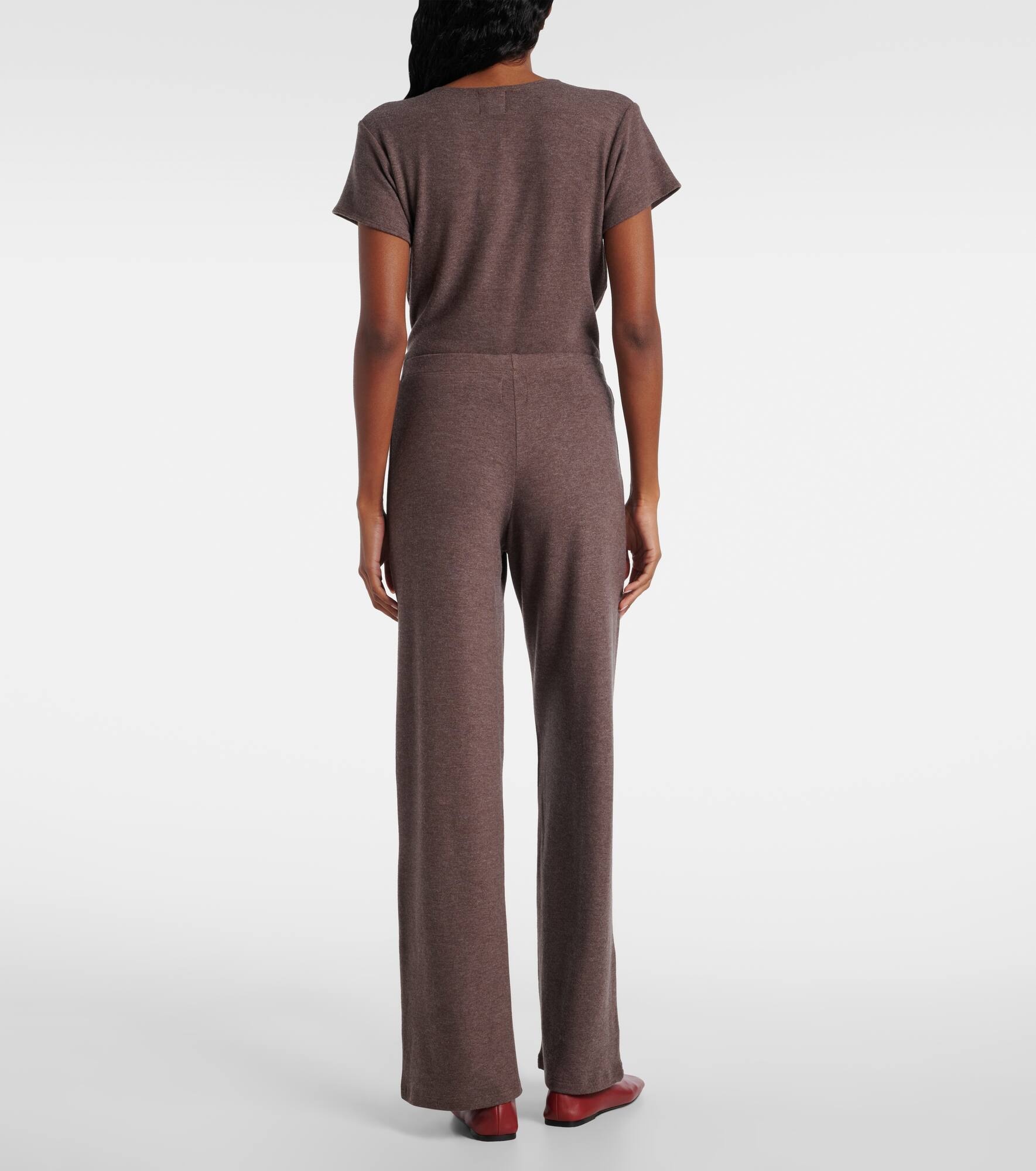 Lauren mid-rise wide-leg pants - 3