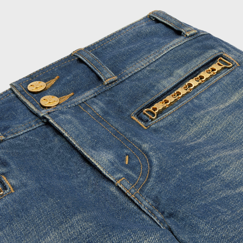 Jane flared jeans in dark union wash denim 3