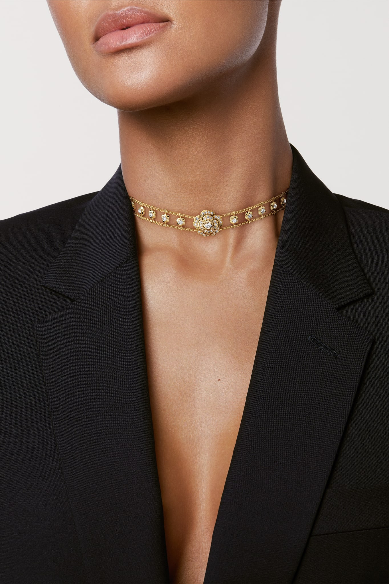 Bouton de Camélia choker - 4