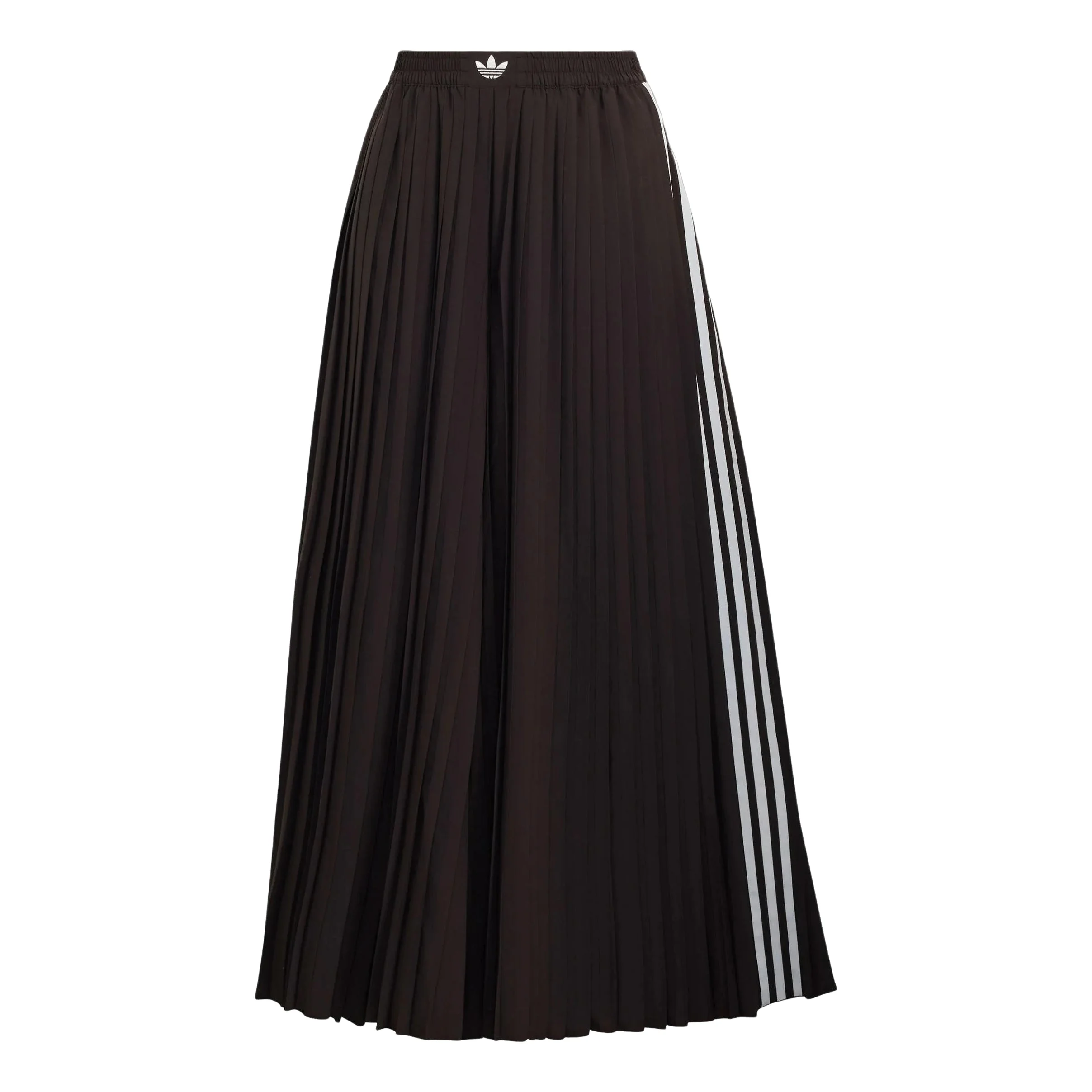 (WMNS) adidas Plisse 3-Stripes Track Pants Asia Sizing 'Night Brown' LG3943 - 1