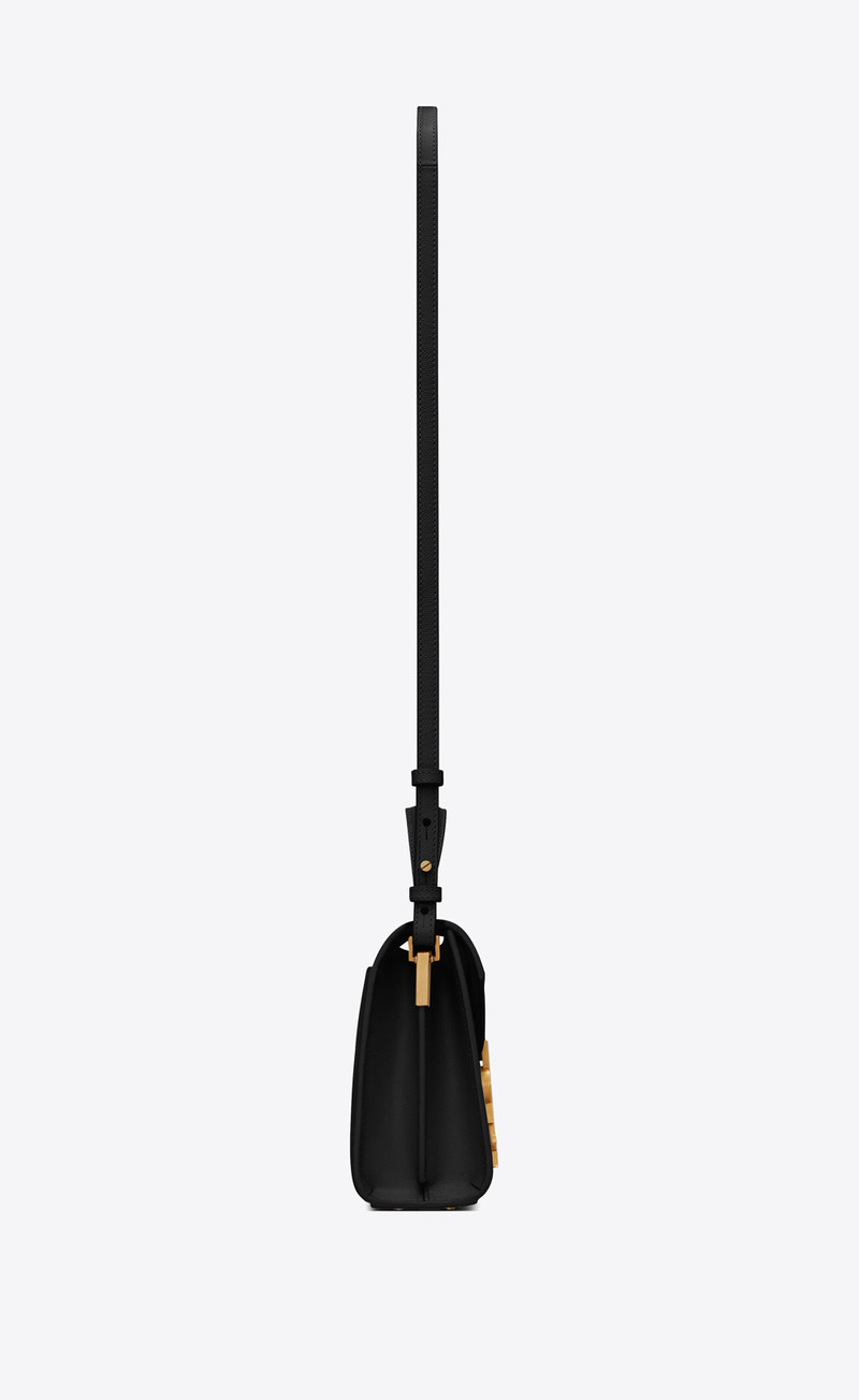 cassandra mini top handle bag in grain de poudre embossed leather 4
