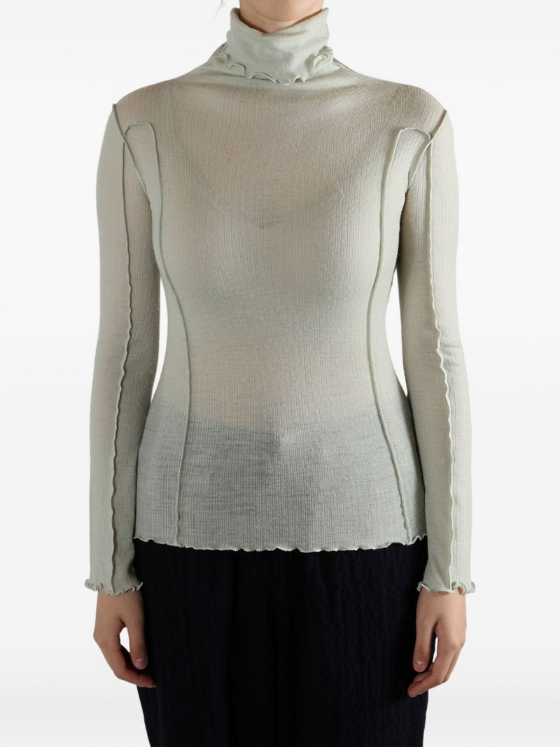 BASERANGE ruffled blouse outlook