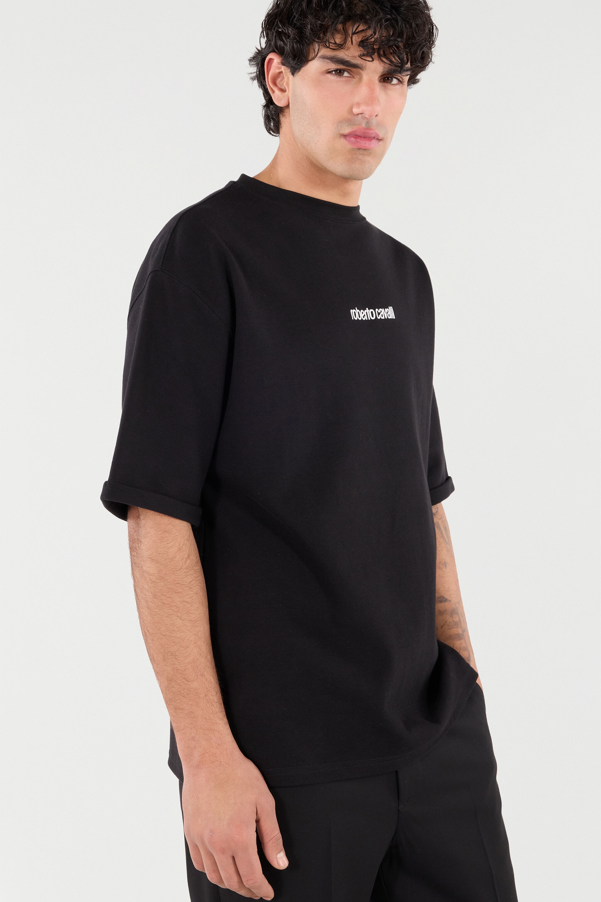 T-Shirt with Embroidered Logo - 6