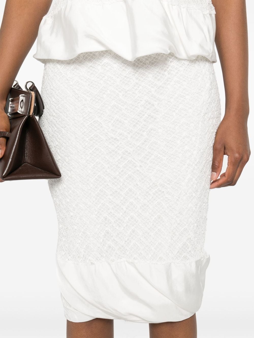 openwork midi skirt - 5