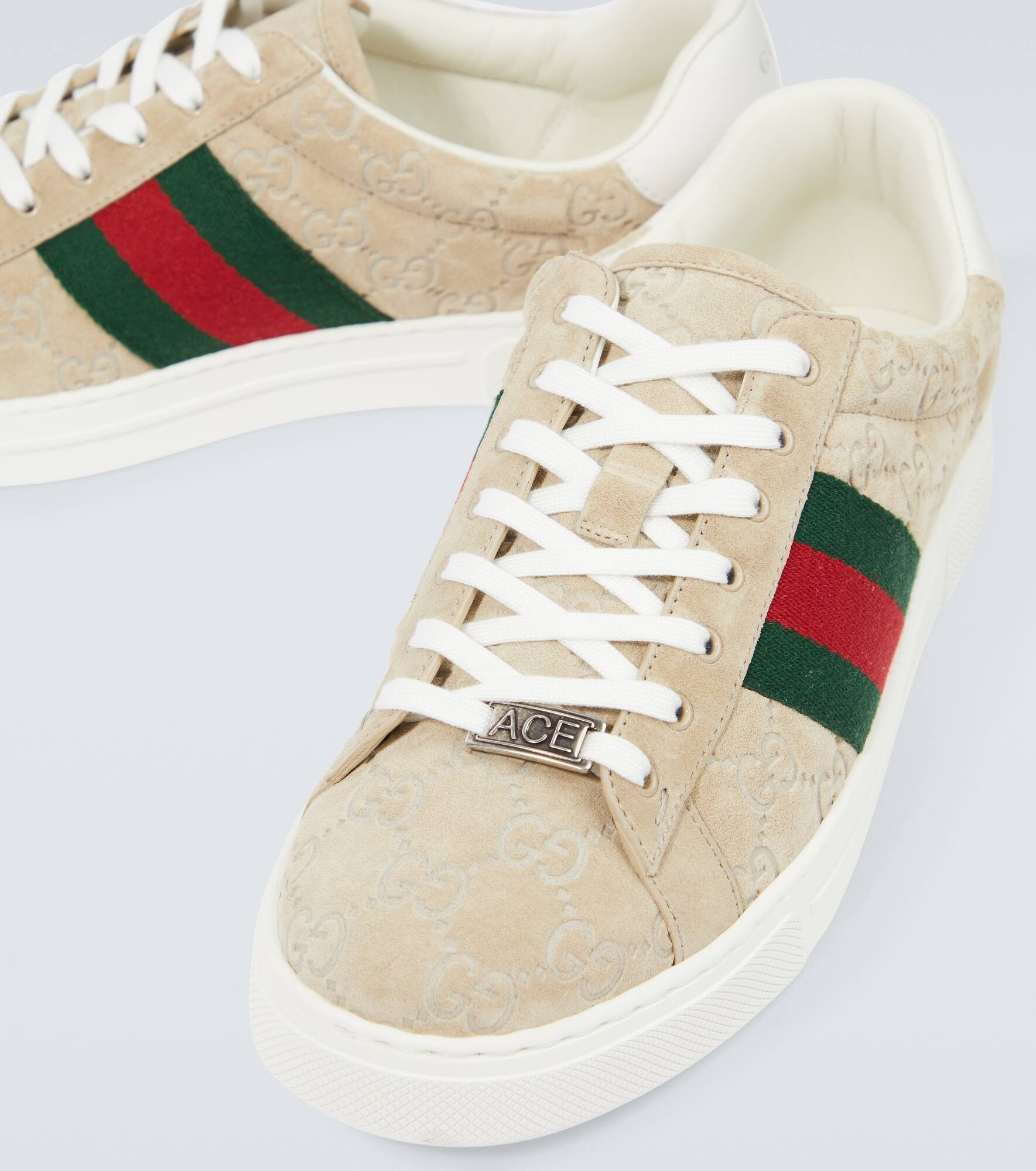 Gucci Ace suede sneakers - 3